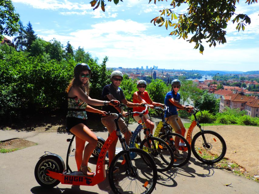 Prague: E-Bike/E-Scooter Viewpoint Tour - Letná Park and Prague’s bridge panorama