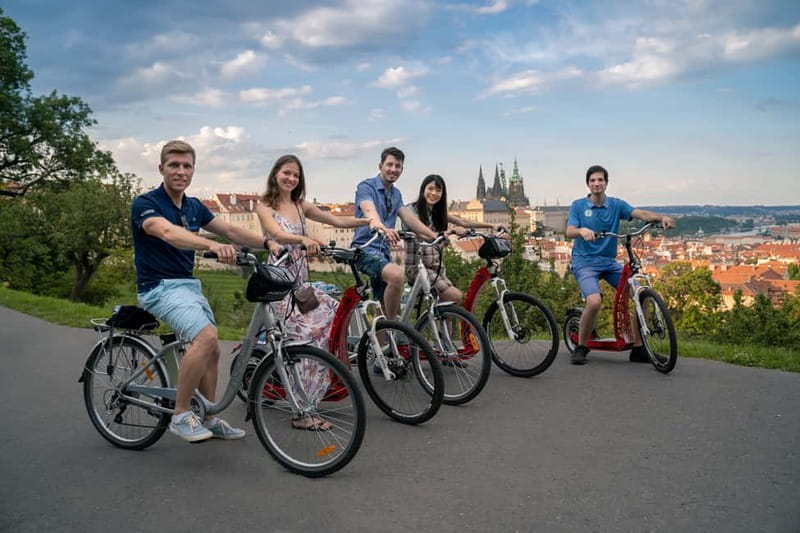 Prague: E-Bike or E-Scooter Tour with A Local Guide - Letná Park and the Prague Metronome
