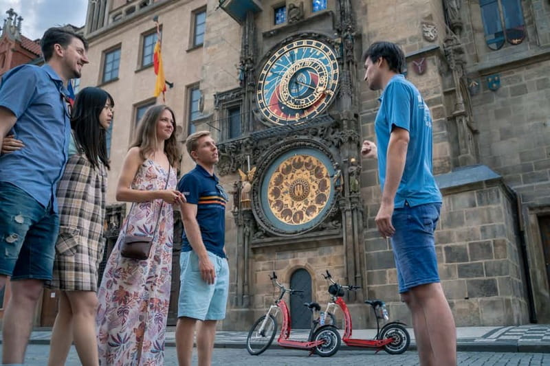 Prague: E-Bike or E-Scooter Tour with A Local Guide - Charles Bridge and the National Theatre