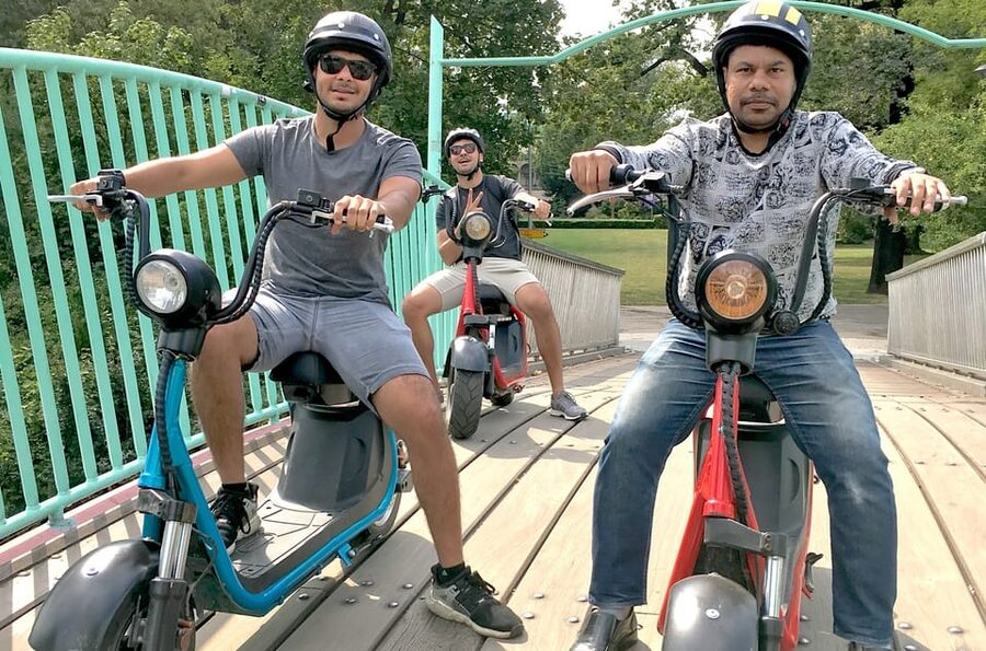 Prague Electric Scooter and eBike Grand Tour - Prague Castle and the views below it