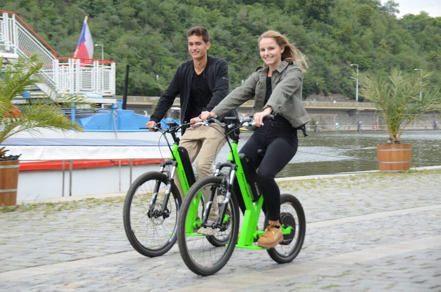 Prague Electric Scooter and eBike Grand Tour - Letná Park and the Vltava panorama