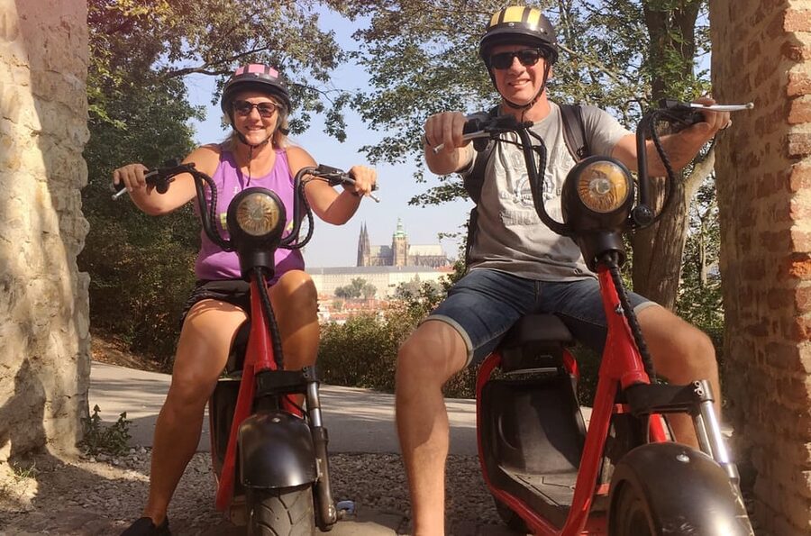 Prague Electric Scooter and eBike Grand Tour - Charles Bridge and the central sights