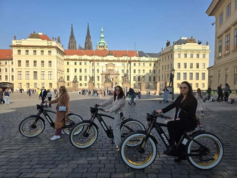 Prague Viewpoints & Historical Ebike Tour - Prague Castle from the outside