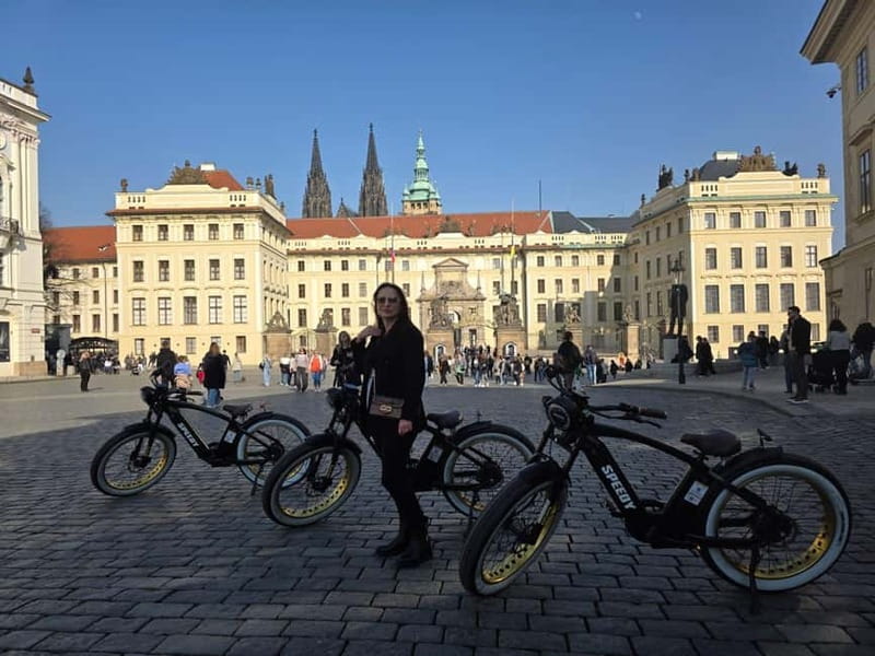 Prague Viewpoints & Historical Ebike Tour - Franz Kafka Museum, Rudolfinum, and Pařížská Street
