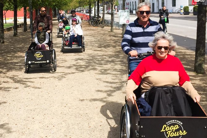 Private Copenhagen Family Cargo Bike Tour – Winter Adventure - Cycling through Christianshavn to Christiania