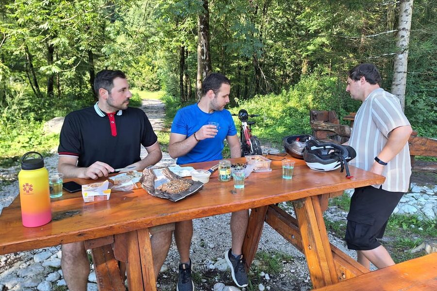 Private E-bike tour Soča valley: The ultimate explorer - The Narnia filming site adds a playful stop