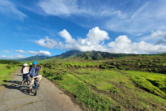 Private E-MTB guided cycling around Mt. Aso volcano & grasslands - What makes this Aso bike tour special