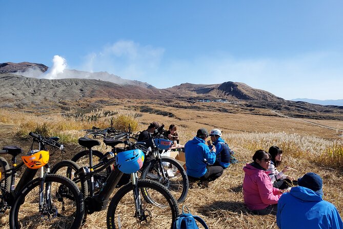 Private E-MTB guided cycling around Mt. Aso volcano & grasslands - How much value do you get for $203.63?