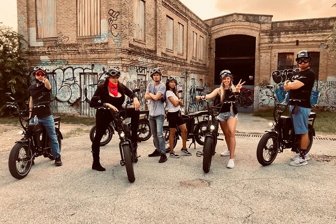 Private Group - Biker Gang E-Bike Tour of Austin - South Congress, the bridge, and the Stevie Ray Vaughan statue