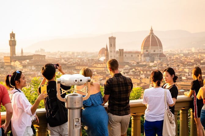 Private Secrets of Florence Electric Bike Tour - Climbing to Piazzale Michelangelo