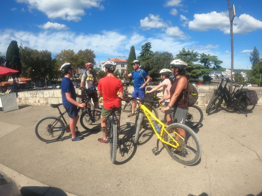 Pula: Bike Tour of Ancient Pula & Aquatic Adventures - The Stoja ride and Pigeons Cave