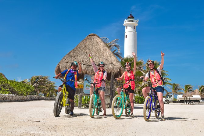 Punta Sur Eco Beach Park Electric Bike Tour in Cozumel - Snorkeling and the beach club break