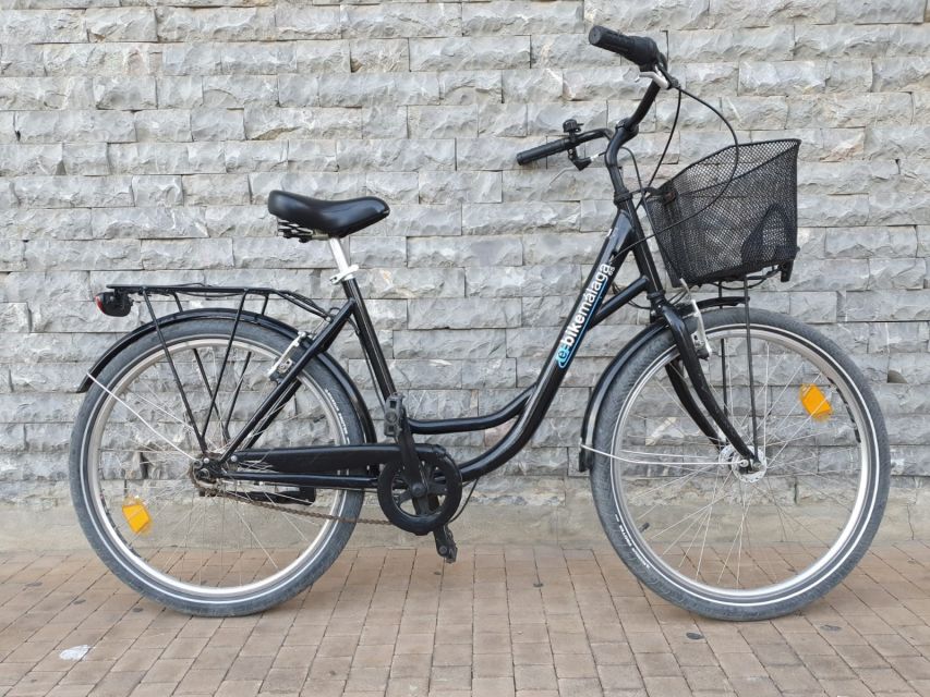 Rent a bike in Malaga - Helmets, locks, baskets, and family equipment