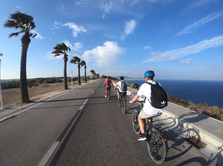 Rhodes: Anthony Quinn Bay E-Bike Tour with Snorkeling - Riding back along the coast