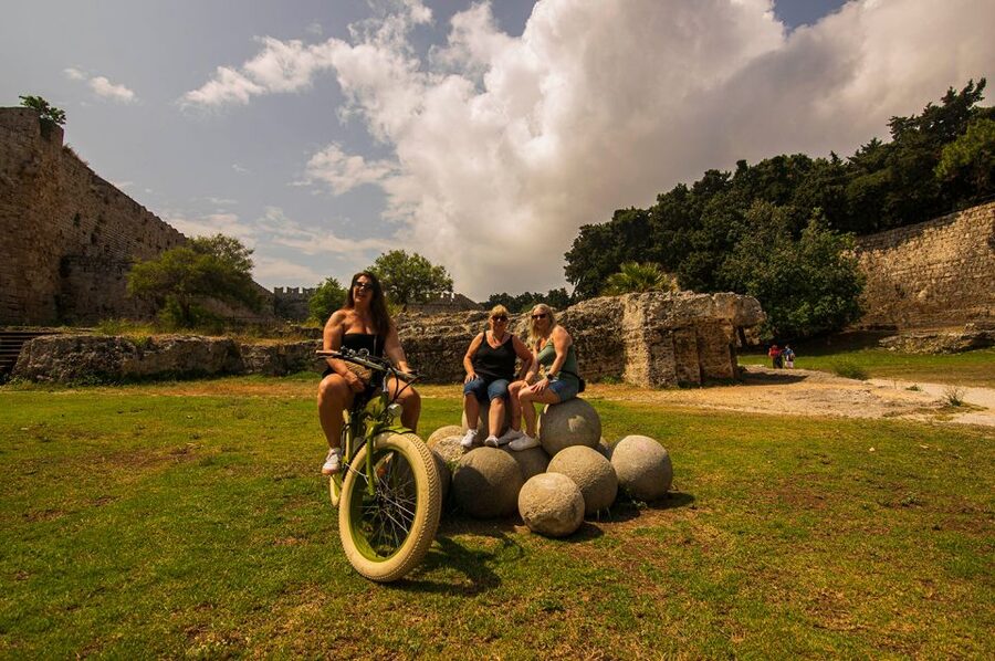 Rhodes: E-bike Highlights Sunset or Morning Photo Tour - Old Town lanes, squares, and the Street of the Knights