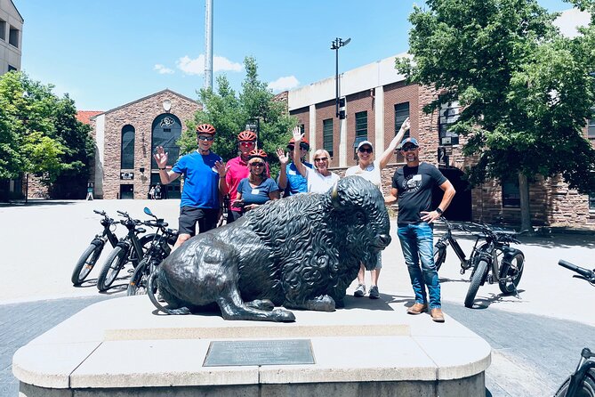 Ride Boulder's Best Guided eBike E-Bike Tour! Electric eBike - Pearl Street Mall and the Dushanbe Teahouse