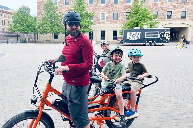 Ride Boulder's Best Guided eBike E-Bike Tour! Electric eBike - Hotel Boulderado and Boulders older character