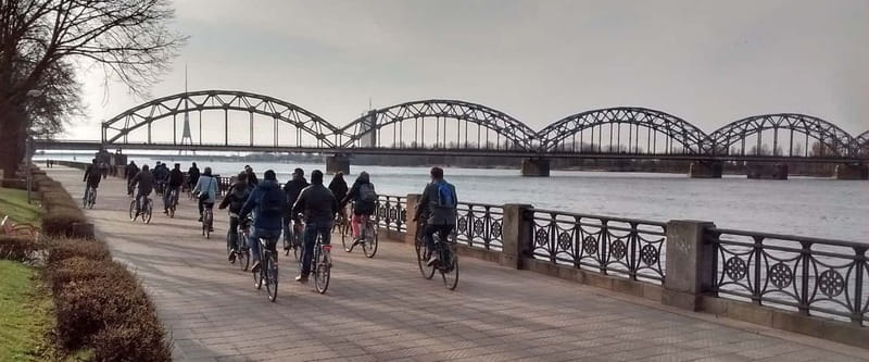 Riga Explorer Bike Tour - Entering the Moscow suburb