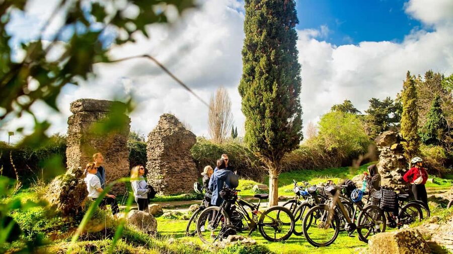Rome: Appian Way Aqueducts Bike Tour (UPG Catacombs & Lunch) - Porta San Sebastiano and the first roads