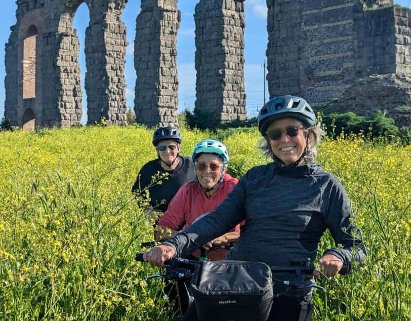Rome: Appian Way, Aqueducts, & Catacombs E-Bike Guided Tour - Torre Fiscale and Caffarella Parks