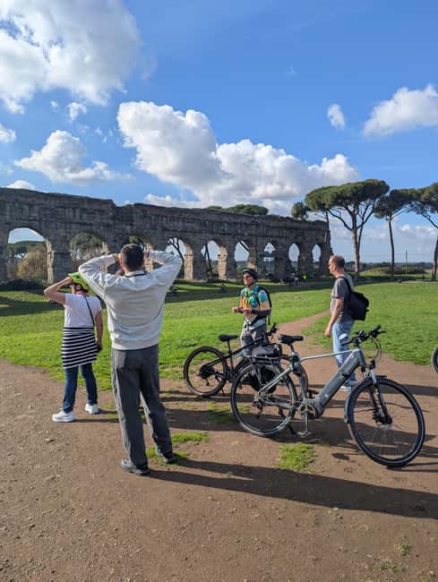 Rome: Appian Way, Aqueducts, & Catacombs E-Bike Guided Tour - The Circus of Maxentius and Tomb of Cecilia Metella