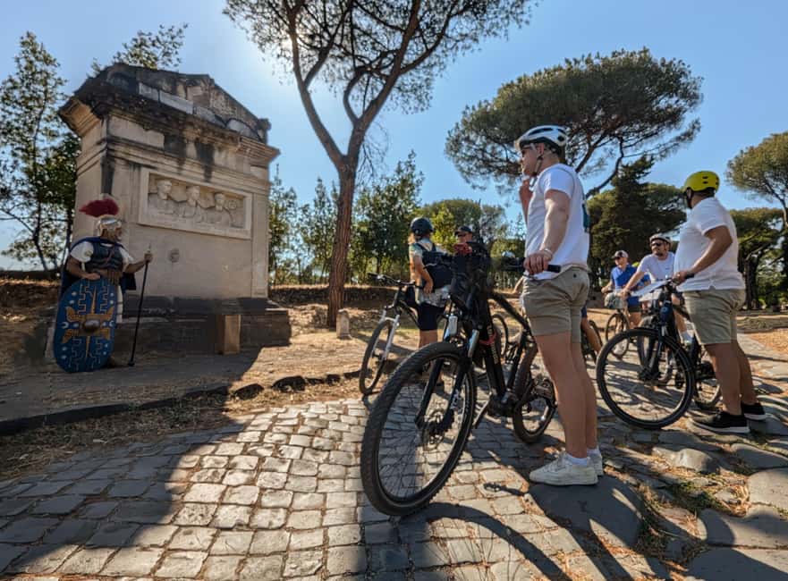 Rome: Appian Way, Catacombs & Aqueducts by eBike + Transfer - Riding the Appian Way, Rome’s old military highway