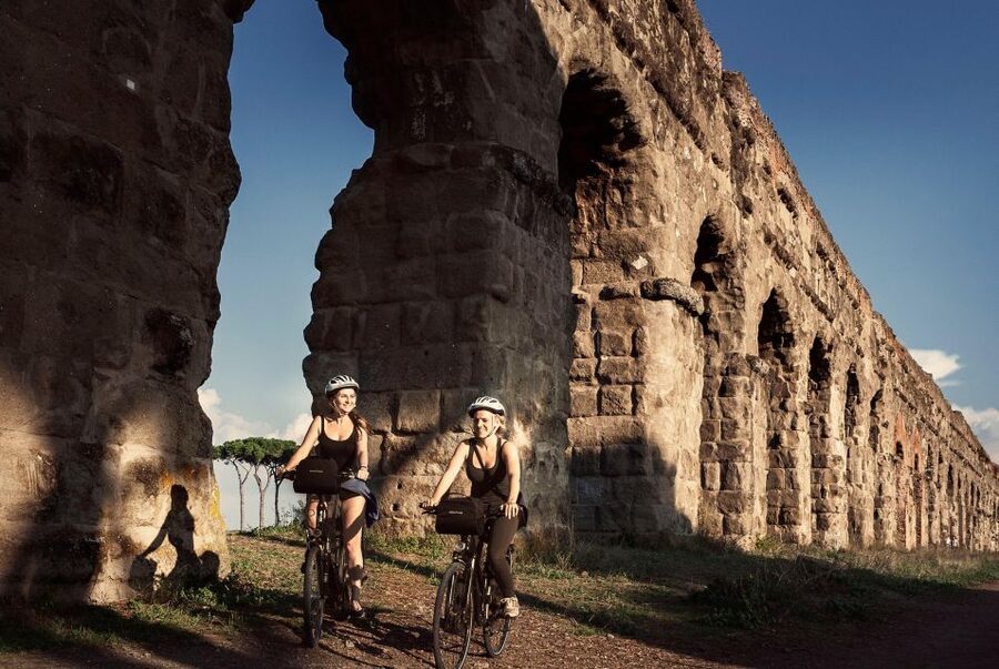 Rome: Appian Way, Catacombs & Roman Aqueducts Top EBike Tour - Starting near the Colosseum at Via Labicana 49