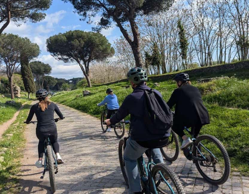 Rome: Appian Way E-Bike tour & Ancient Underground Labyrinth - Meeting at San Sebastiano, away from city traffic
