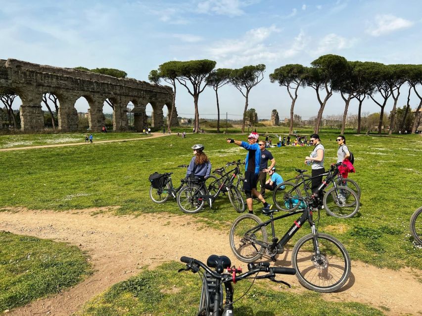 Rome: Appian Way E-Bike Tour Catacombs, Aqueducts & Picnic - The Appian Way and the Tomb of Cecilia Metella