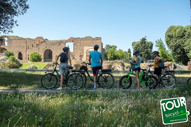 Rome: Appian Way E-bike Tour, Catacombs, Aqueducts & Transfer - The shuttle ride past the Baths of Caracalla