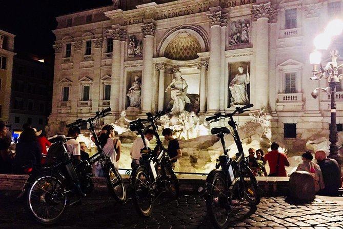Rome by Night - Ebike Small Group Tour - Food and Wine (Option) - The historic center, from Campo de’ Fiori to Trevi Fountain