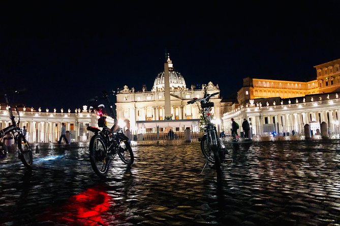 Rome by Night - Ebike Small Group Tour - Food and Wine (Option) - The food and wine stop adds a welcome pause