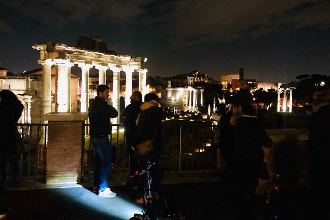 Rome by Night - Ebike Small Group Tour - Food and Wine (Option) - Capitoline Hill and the Roman Forum view