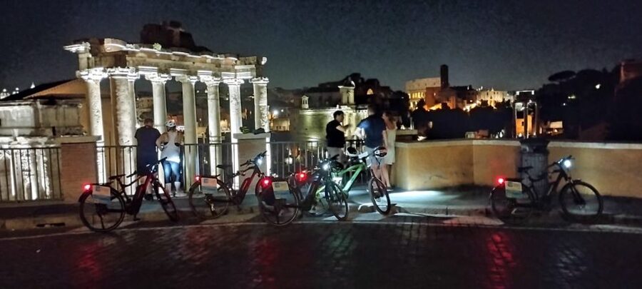 Rome: Guided eBike Evening Tour with italian Aperitif - Trajan’s Markets and Campidoglio