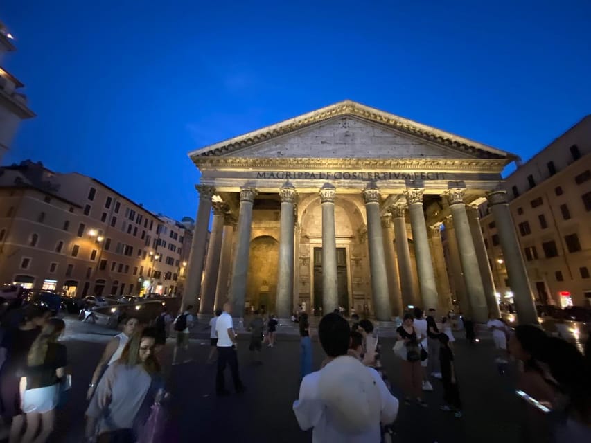 Rome :guided night e-bike tour with typical ice-cream - Pantheon And Gelato At Giolitti