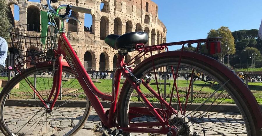 Rome: Monuments and Belvederes Bike Tour - Aventine Hill and the first big city view