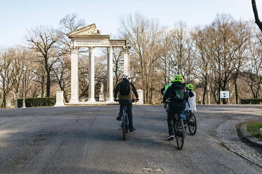 Rome: Villa Borghese, Villa Ada, and Coppedè E-Bike Tour - The Temple of Aesculapius and a pleasant pause