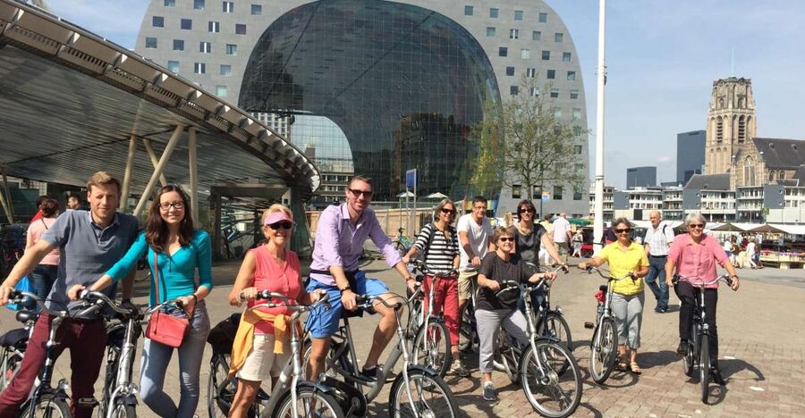 Rotterdam: 2.5-Hour Highlights Bike Tour - Central Station shows Rotterdam’s modern face