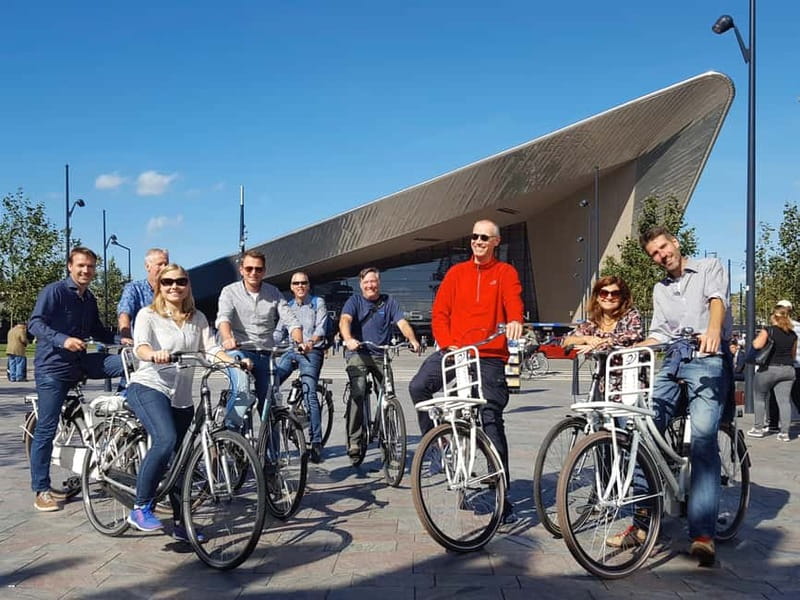 Rotterdam: City Highlights Guided Bike Tour - Erasmusbrug and the skyline: the big visual payoff