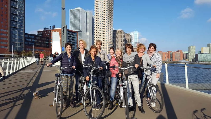 Rotterdam: City Highlights Guided Bike Tour - Neighborhoods and side streets that walking routes miss