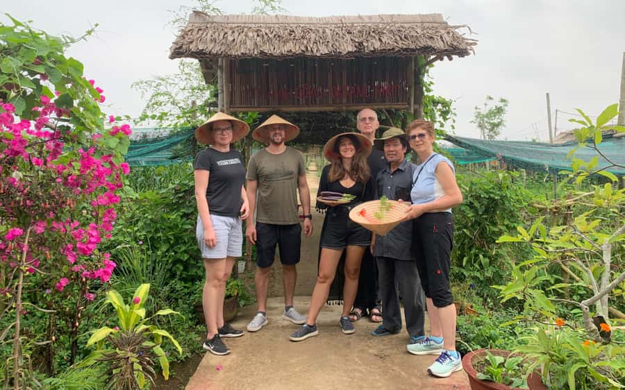 Rural Cycle, Market Tour, Basket Boat & Organic Farm Cooking - A local market and fruit you may not know