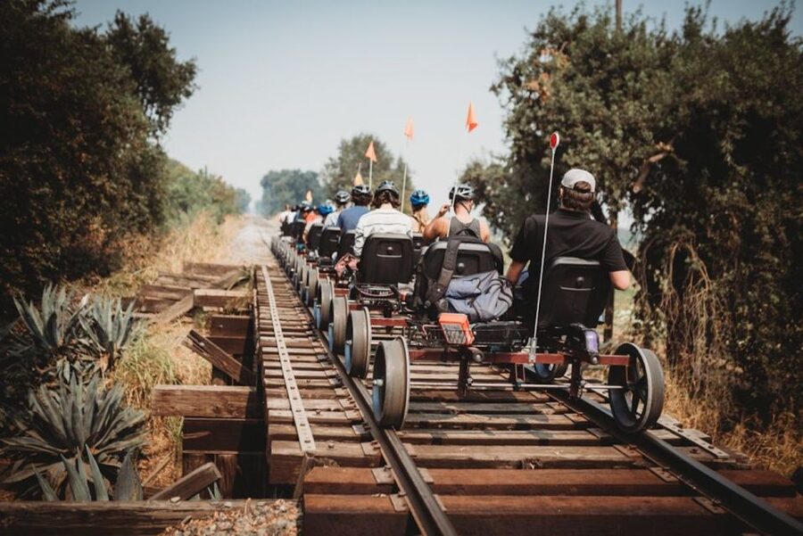 Sacramento: Yolo Countryside Guided Rail Bike Tour - Choosing your two-person railbike
