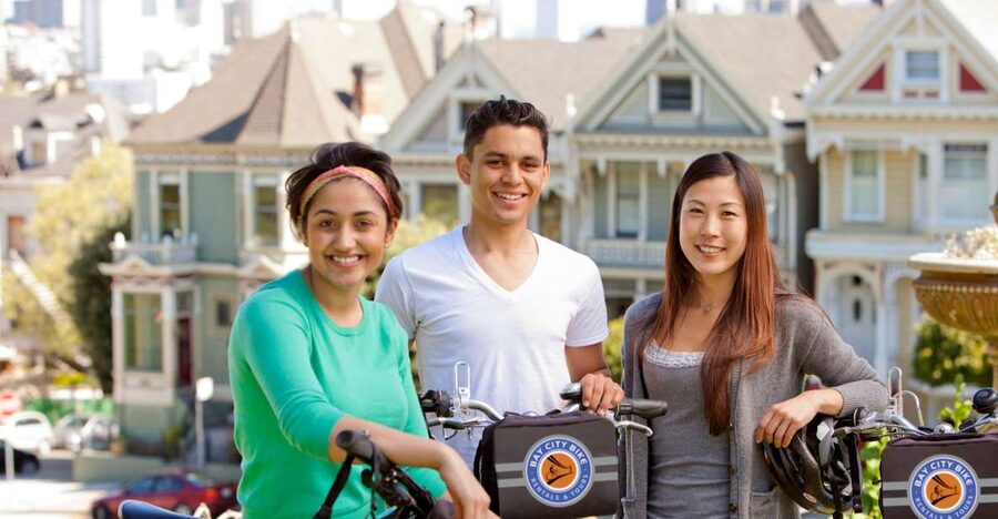 San Francisco Guided E-Bike Tour: Top Landmarks & Views - North Beach, Washington Square, and the old waterfront