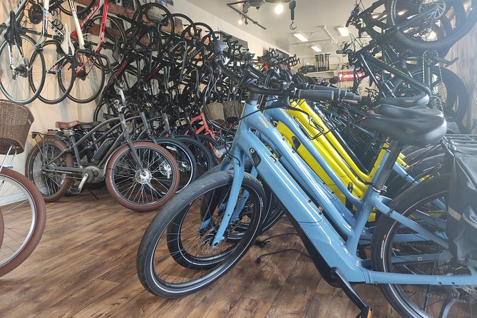 Santa Barbara Bike Rentals: Electric, Mountain or Hybrid - Taking a mountain bike toward the Santa Ynez Mountains