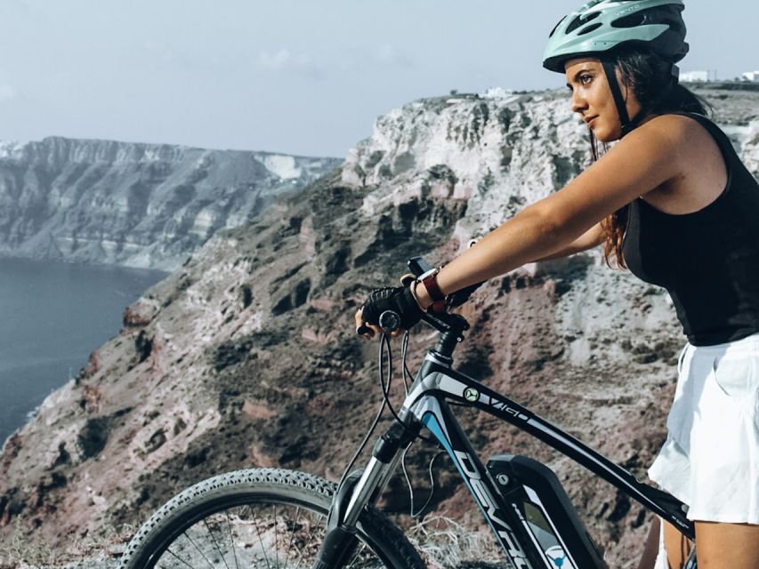 Santorini: Around the Island by Electric Bike - Starting in Emporio and finding Castelli
