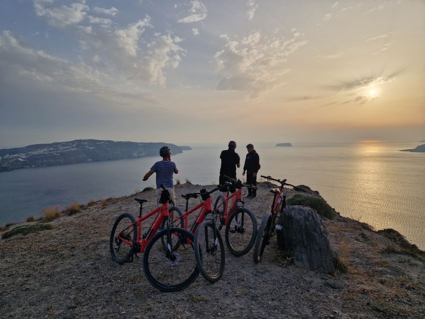 Santorini: E-Bike Sunset Tour Experience - Pickup, timing, and useful preparation