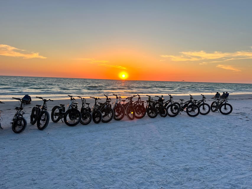 Sarasota: Siesta Key Electric Bike Sunset Tour - Photos, water, and what the $66 includes