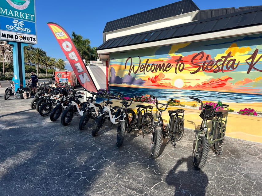 Sarasota: Siesta Key Electric Bike Sunset Tour - Meeting behind Crescent Grocery