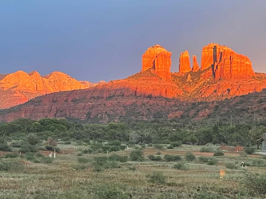 Sedona: Cathedral Rock Vortex E-Bike Tour - Seeing Cathedral Rock From the Road