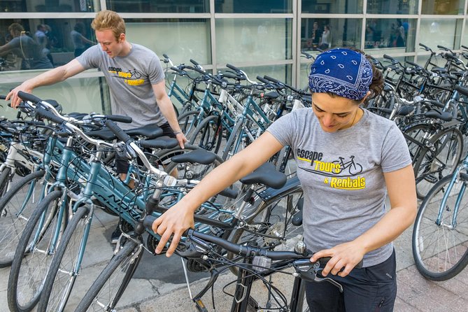 Self-Guided Biking in Ottawa-Gatineau - The Bike, Helmet, Map, and Lock